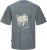 Jack & Jones Lington Back And Front Print Crew Neck T-Shirt Grey - Herren-T-shirts - Herren-T-Shirts in großen Größen