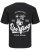 Jack & Jones Zekiel Crew Neck T-Shirt Black - Herren-T-shirts - Herren-T-Shirts in großen Größen