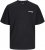 Jack & Jones Charge Crew Neck Printed T-Shirt Black - Herren-T-shirts - Herren-T-Shirts in großen Größen