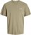 Jack & Jones Ayce Crew Neck T-Shirt Beige - Herren-T-shirts - Herren-T-Shirts in großen Größen