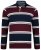 Kam Jeans 5242 Long Sleeve Polo Burgundy - Polo-shirts für herren - Polo-Shirts für Herren in großen Größen