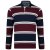 Kam Jeans 5242 Long Sleeve Polo Burgundy - Polo-shirts für herren - Polo-Shirts für Herren in großen Größen