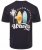 Kam Jeans 5709 Summer Adventure Print Tee Indigo - Herren-T-shirts - Herren-T-Shirts in großen Größen