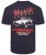 Kam Jeans 5710 Legendary Racing Slub Tee With Back Print Navy - Herren-T-shirts - Herren-T-Shirts in großen Größen