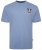 Kam Jeans 5711 Endless Summers Slub Tee With Back Print Blue - Herren-T-shirts - Herren-T-Shirts in großen Größen