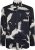 Kam Jeans 6059 LS Bird Print Shirt Navy - Herrenhemden - Herrenhemden in großen Größen