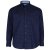 Kam Jeans 6158 Long Sleeve Dobby Embroidery Shirt Navy - Herrenhemden - Herrenhemden in großen Größen