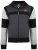 Kam Jeans 702 Cut and Sew Hoodie Charcoal - Herren-sweater und -hoodies - Herren-Sweater und -Hoodies in großen Größen