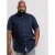 D555 Brixton Shirt Navy - Herrenhemden - Herrenhemden in großen Größen