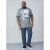 D555 Howie Fine Stripe T-shirt Grey - Herren-T-shirts - Herren-T-Shirts in großen Größen
