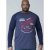 D555 Neill Long Sleeve T-shirt Navy - Herren-T-shirts - Herren-T-Shirts in großen Größen