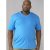 D555 Signature V-Ausschnitt T-shirt Blau - Herren-T-shirts - Herren-T-Shirts in großen Größen