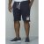 D555 Lindon Jersey Shorts Navy - Jogginghosen für herren - Jogginghosen für Herren in großen Größen