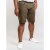 D555 Gilbert Stretch Shorts Khaki - Herrenshorts - Herrenshorts in großen Größen