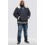 D555 Hudson Hooded Puffer Jacket Navy - Herren jacken - Herren Jacken in großen Größen