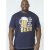 D555 Murray T-shirt Navy - Herren-T-shirts - Herren-T-Shirts in großen Größen