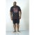 D555 Perry T-shirt Black - Herren-T-shirts - Herren-T-Shirts in großen Größen