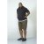 D555 Chemung Short Sleeve Hoodie Black - Herren-sweater und -hoodies - Herren-Sweater und -Hoodies in großen Größen
