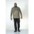 D555 NewYork Brooklyn T-shirt Khaki - Herren-T-shirts - Herren-T-Shirts in großen Größen