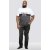 D555 Morris T-shirt Charcoal - Herren-T-shirts - Herren-T-Shirts in großen Größen