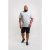 D555 Dario T-shirt Grey - Herren-T-shirts - Herren-T-Shirts in großen Größen