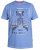 D555 Monty T-shirt Blue - Herren-T-shirts - Herren-T-Shirts in großen Größen