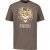 JP1880 T-Shirt Skull Print Guns N Roses Khaki - Herren-T-shirts - Herren-T-Shirts in großen Größen