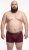 20 Nodi 979 Boxershorts 3er-Pack Bordeaux/Grau/Dunkelblau - Boxershorts - Herren Boxershorts Große Größen