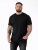 D555 Smartly T-Shirt Rundhals Schwarz 5er-Pack - Herren-T-shirts - Herren-T-Shirts in großen Größen