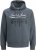 Jack & Jones 2 COL LOGO Hoodie Grey - Herren-sweater und -hoodies - Herren-Sweater und -Hoodies in großen Größen