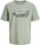 Jack & Jones Logo 2COL T-shirt Iceberg Green - Herren-T-shirts - Herren-T-Shirts in großen Größen