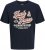 Jack & Jones Logo 2COL T-Shirt Blue - Herren-T-shirts - Herren-T-Shirts in großen Größen