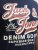 Jack & Jones Logo 2COL T-Shirt Blue - Herren-T-shirts - Herren-T-Shirts in großen Größen