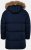 JP1880 Quilted Parka Lightweight and Warm with Faux Fur Hood Navy - Herren jacken - Herren Jacken in großen Größen
