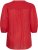 Kaffe Curve Karlia 3/4 Sleeve Blouse Red - Blusen - 