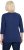 Ulla Popken Decorative Plant 3/4 Sleeve T-Shirt Ink Blue - Bedruckte T-shirts für herren - 