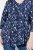 Ulla Popken Asymmetric Cowboy Boot Print Tee Dark Blue - Bedruckte T-shirts für herren - Bedruckte Damen-T-Shirts