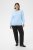Kaffe Curve Lizzy Langarm-Pullover Blau - Pullover & Strickmode - 