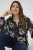 Kaffe Curve Kimmie Blouse Black Chalk Embroidery - Blusen - 