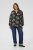 Kaffe Curve Kimmie Blouse Black Chalk Embroidery - Blusen - 
