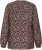 Kaffe Curve Belle Blouse Pink Black Graphic Flower - Blusen - 
