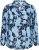 Kaffe Curve Sasja Langarmbluse Blue Snake Flower - Blusen & Tuniken - 