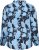 Kaffe Curve Sasja Langarmbluse Blue Snake Flower - Blusen & Tuniken - 