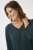 Kaffe Curve Pippi Blouse 3/4 Sleeve Magical Forest Green - Blusen & Tuniken - 
