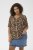 Kaffe Curve Ami Short Sleeve Blouse Printed Leopard - Blusen & Tuniken - 