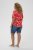 Kaffe Curve Ami Short Sleeve Blouse Printed Poppy Red - Blusen & Tuniken - 