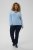 Kaffe Curve Jilanda V-Neck Pullover Blue - Pullover & Strickmode - 