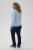 Kaffe Curve Jilanda V-Neck Pullover Blue - Pullover & Strickmode - 