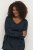 Kaffe Curve Ami Langarm Bluse Mitternachtsmarine - T-Shirts - 