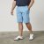 North Latitude 61147 Chino-Shorts Mittelblau - Herrenshorts - Herrenshorts in großen Größen
